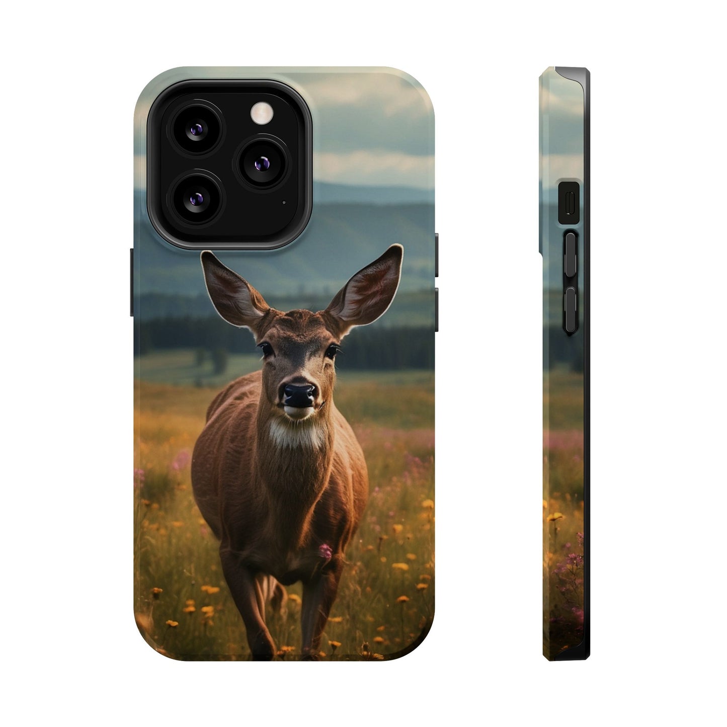 Rustic Meadow Deer – MagSafe iPhone Case