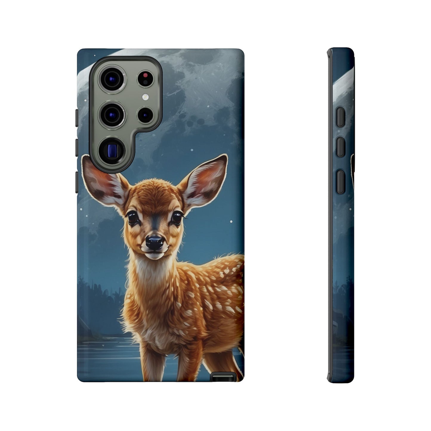 Samsung Galaxy Case – Enchanted Fawn Under the Moonlit Sky