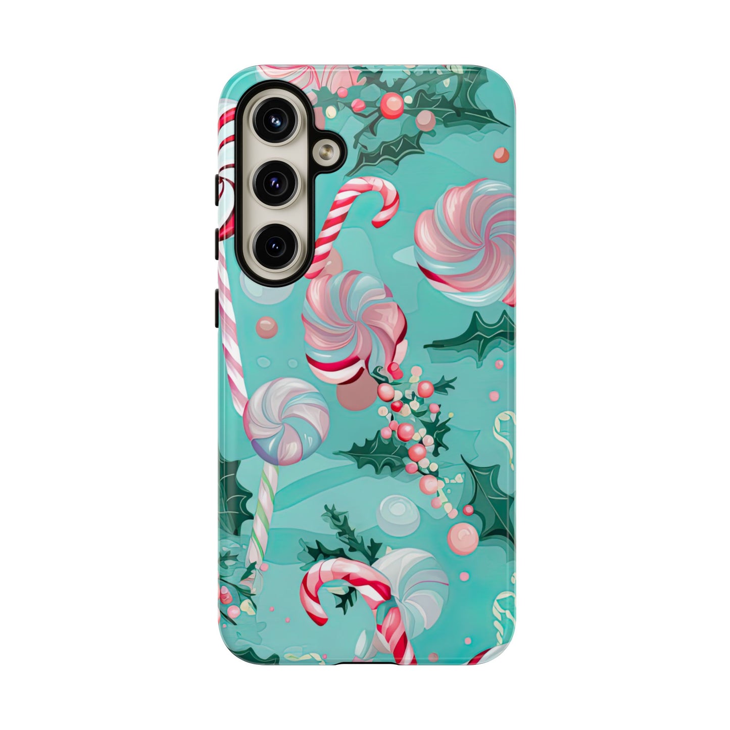 Candy Cane & Peppermint Holiday Delight – Samsung Galaxy Series Case