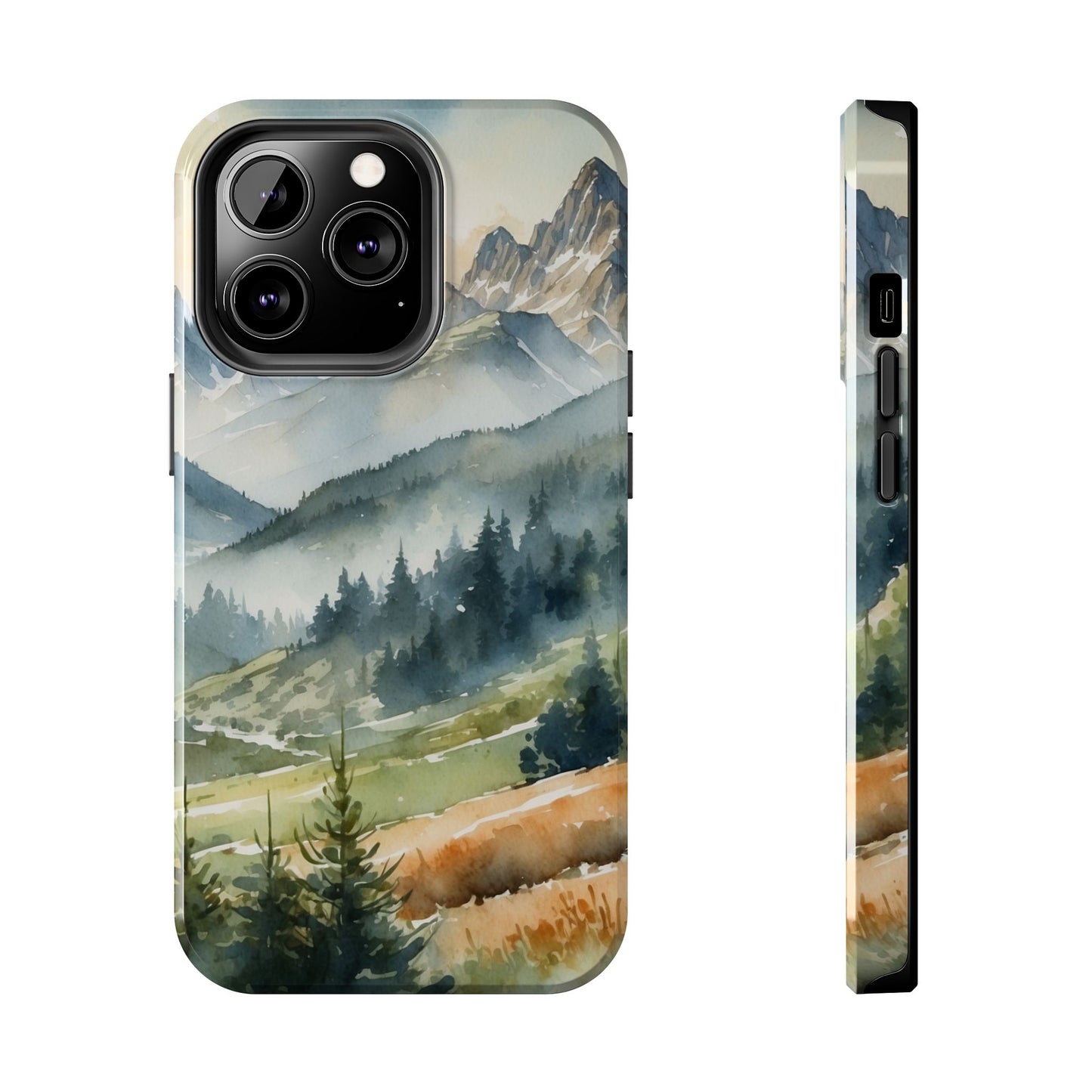 Serene Alpine Forest - iPhone Case