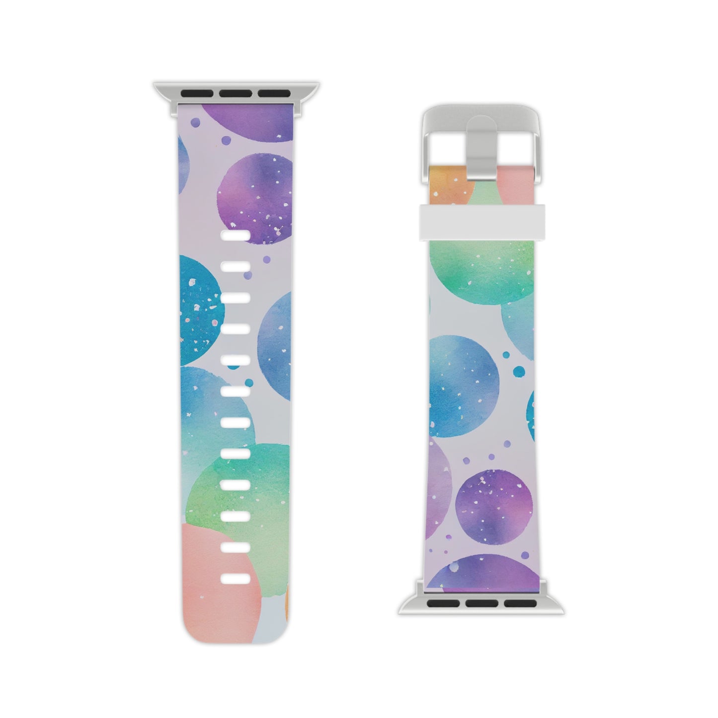 Pastel Galaxy Bubbles Apple Watch Band