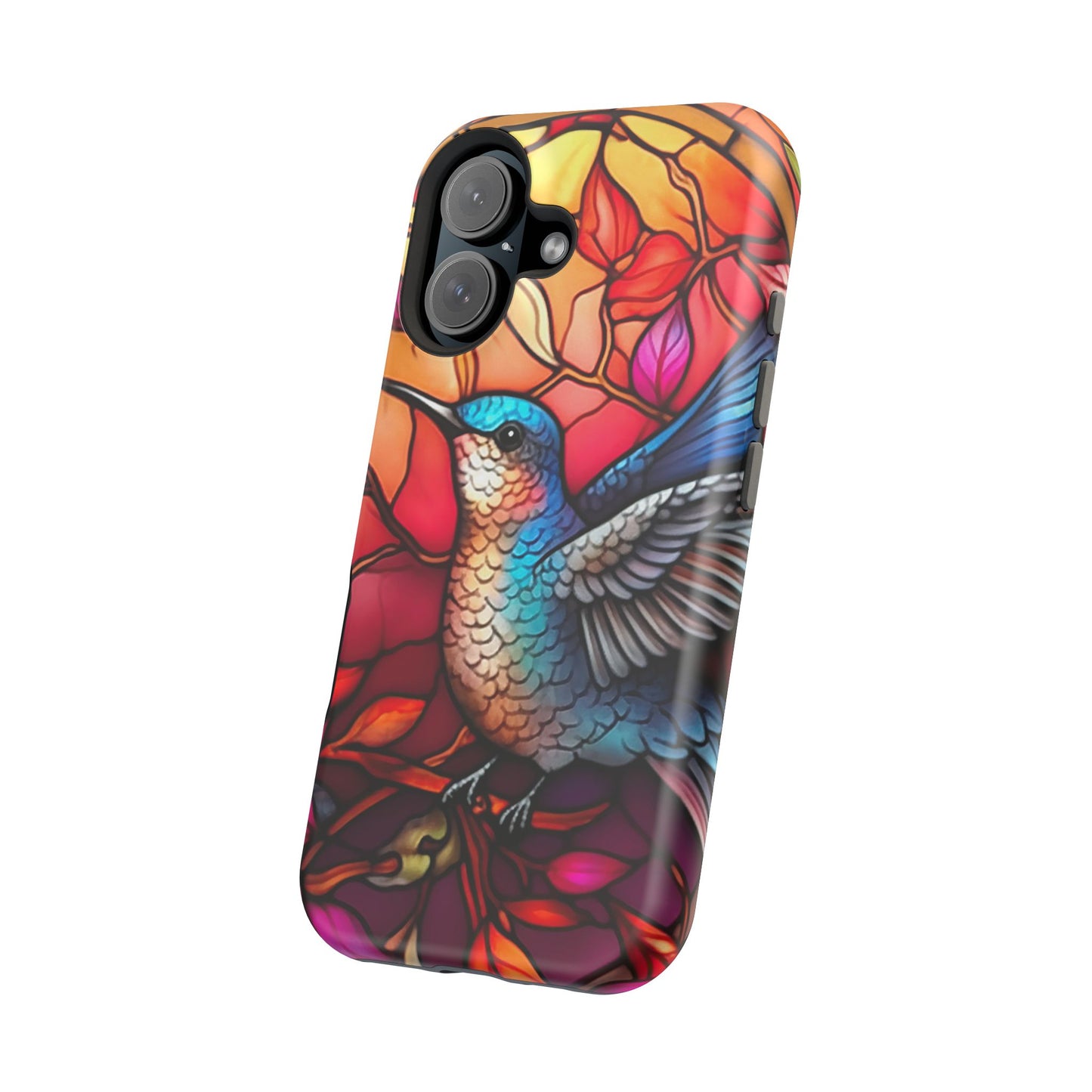 Radiant Multicolor Bird Artwork - MagSafe iPhone Case