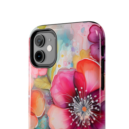 Vibrant Watercolor Floral Garden - iPhone Series Case