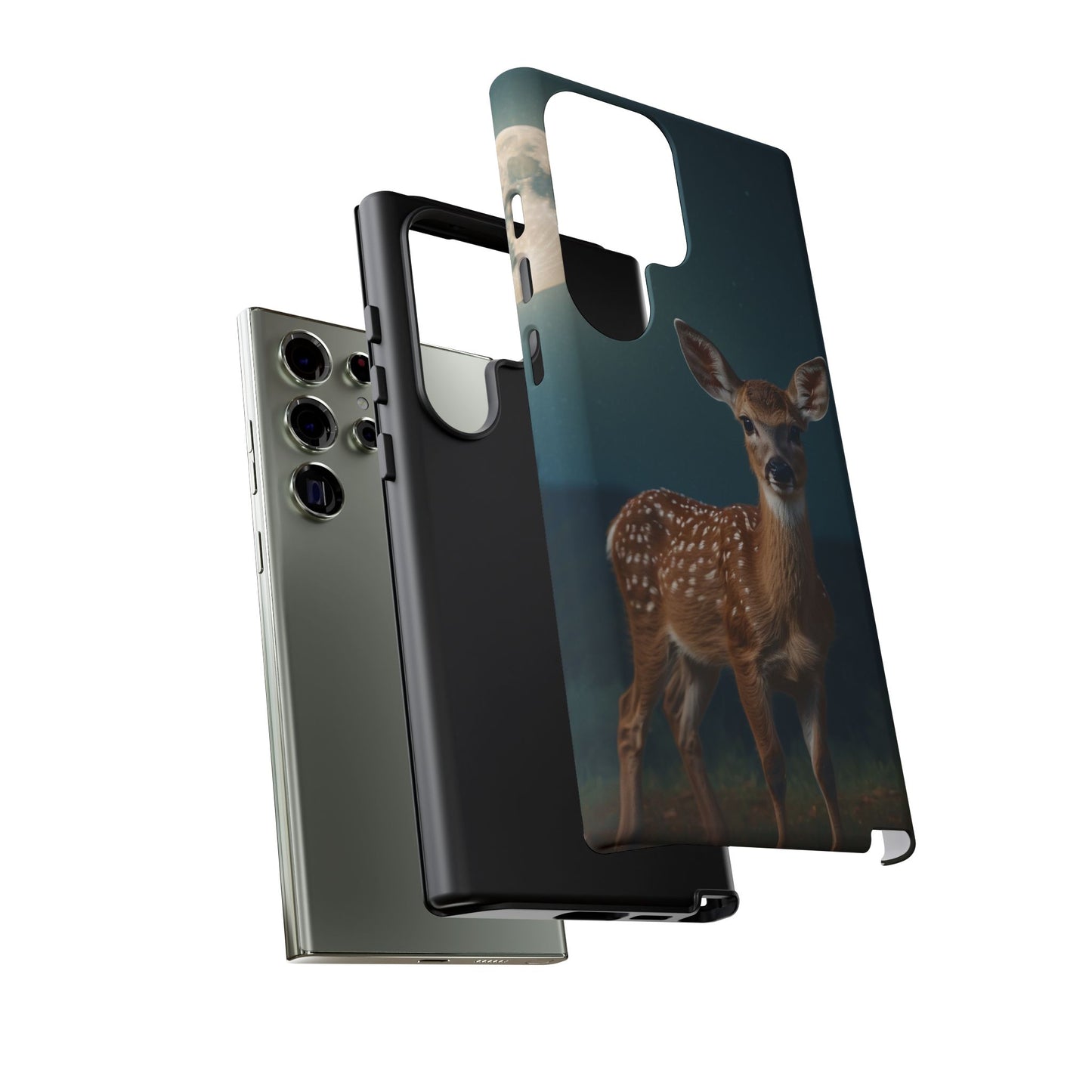 Samsung Galaxy Case – Mystic Fawn Under the Moonlit Sky