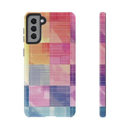 Pastel Panache Watercolor Plaid Case