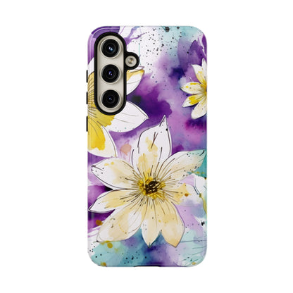 Abstract Floral Watercolor Splash - Samsung Galaxy Series Case