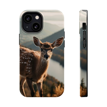 Whimsical Fawn in a Sunlit Forest MagSafe iPhone Case