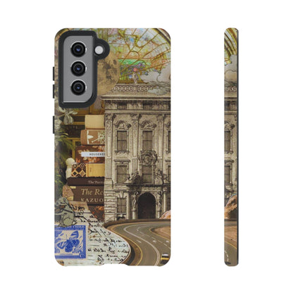 Whimsical Road Trip Collage Samsung Galaxy Case – Dual - Layer Protection with Vintage Art and Adventure Design - BOGO Cases