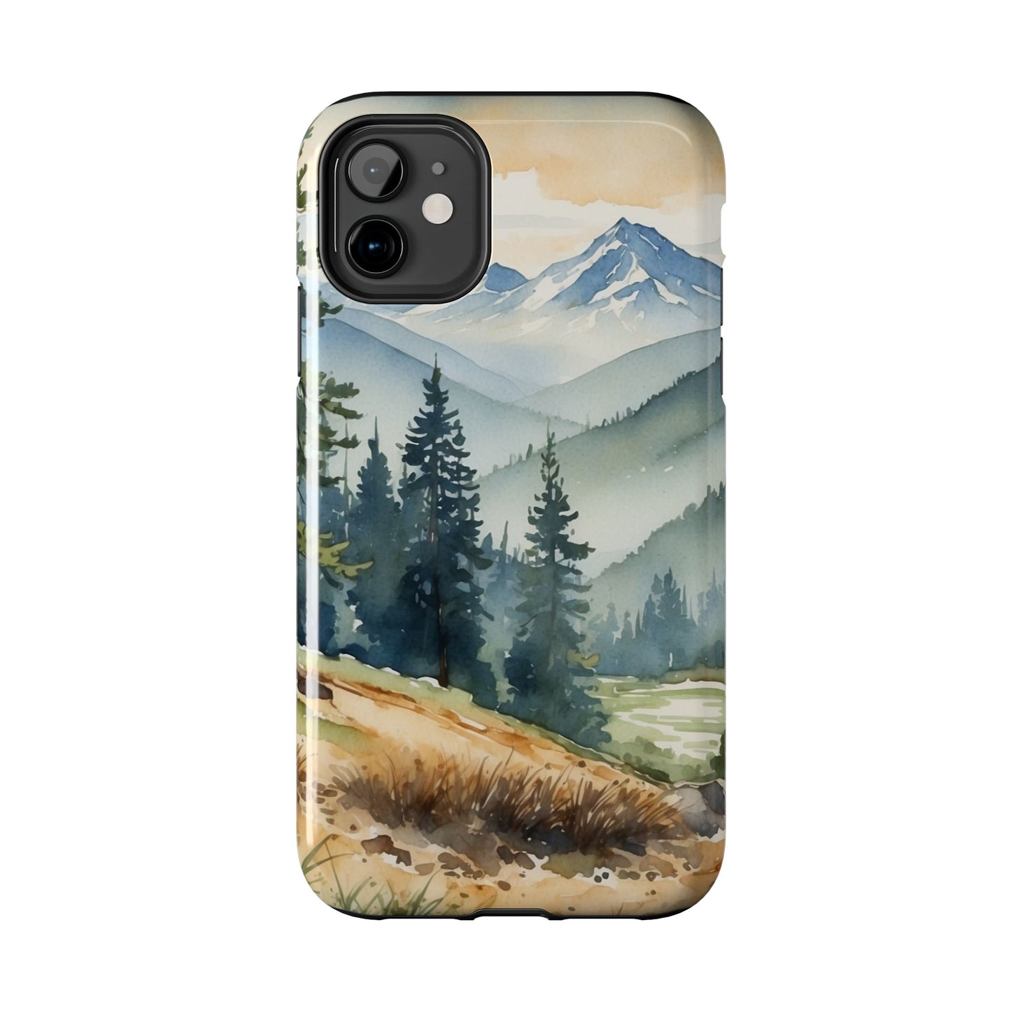 Tranquil Mountain Escape - iPhone Case