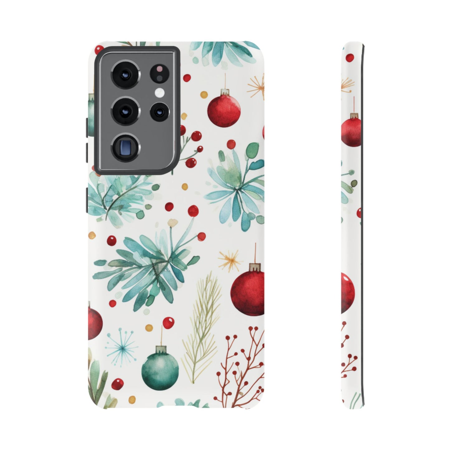 Festive Holiday Ornament Pattern – Samsung Galaxy Case