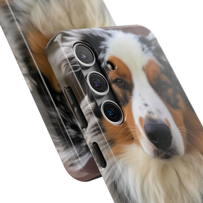 Aussie Farm Dog and Baby Chicks Phone Case