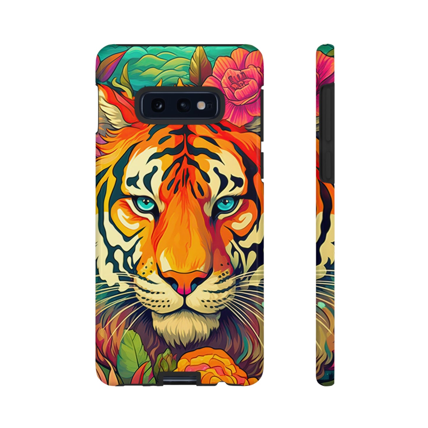 Fierce Rainbow Tiger Art - Samsung Galaxy Case