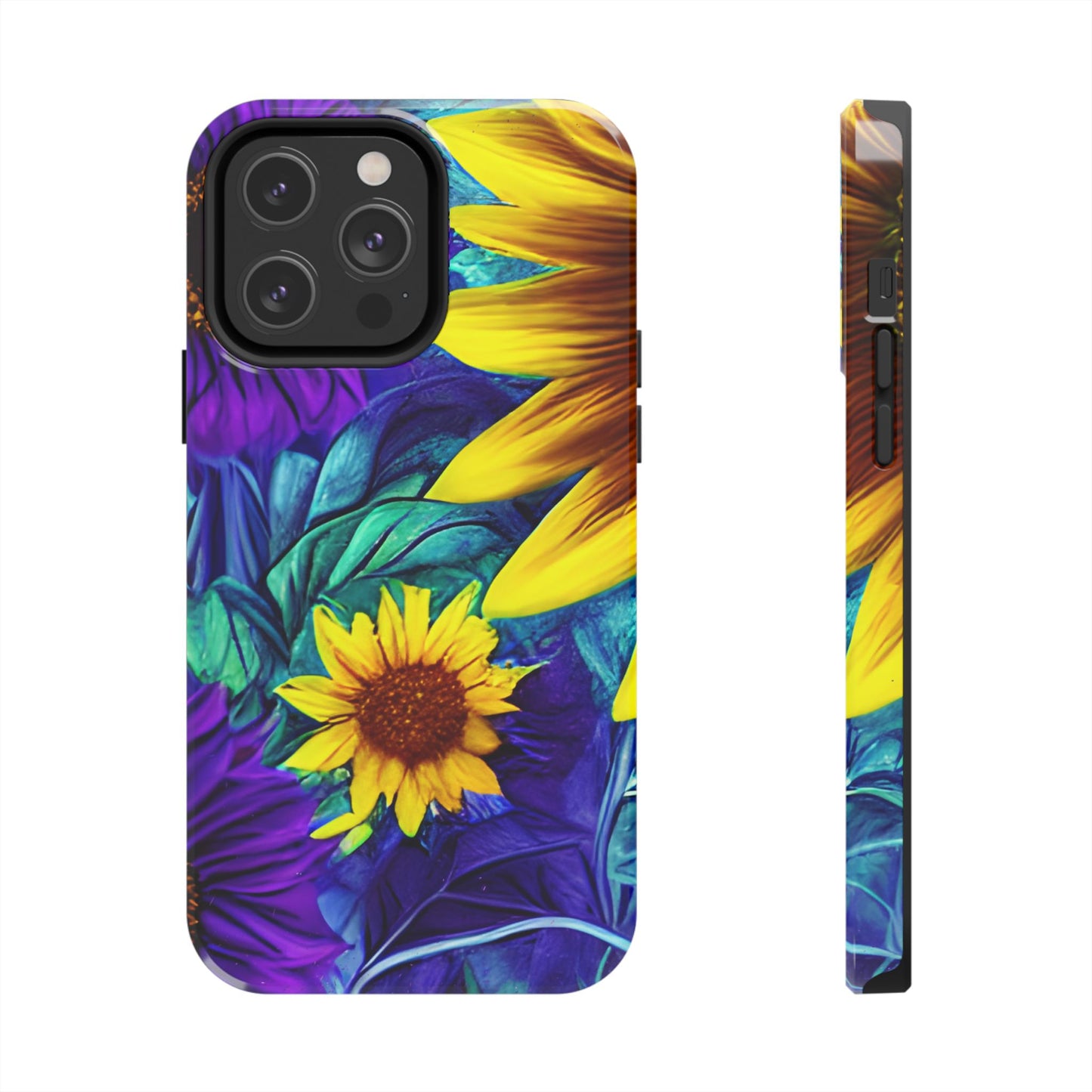 Purple & Gold Sunflower Dream - iPhone Series Case