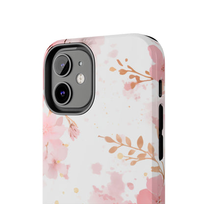 Soft Pink Cherry Blossom iPhone Case – Elegant Floral Design