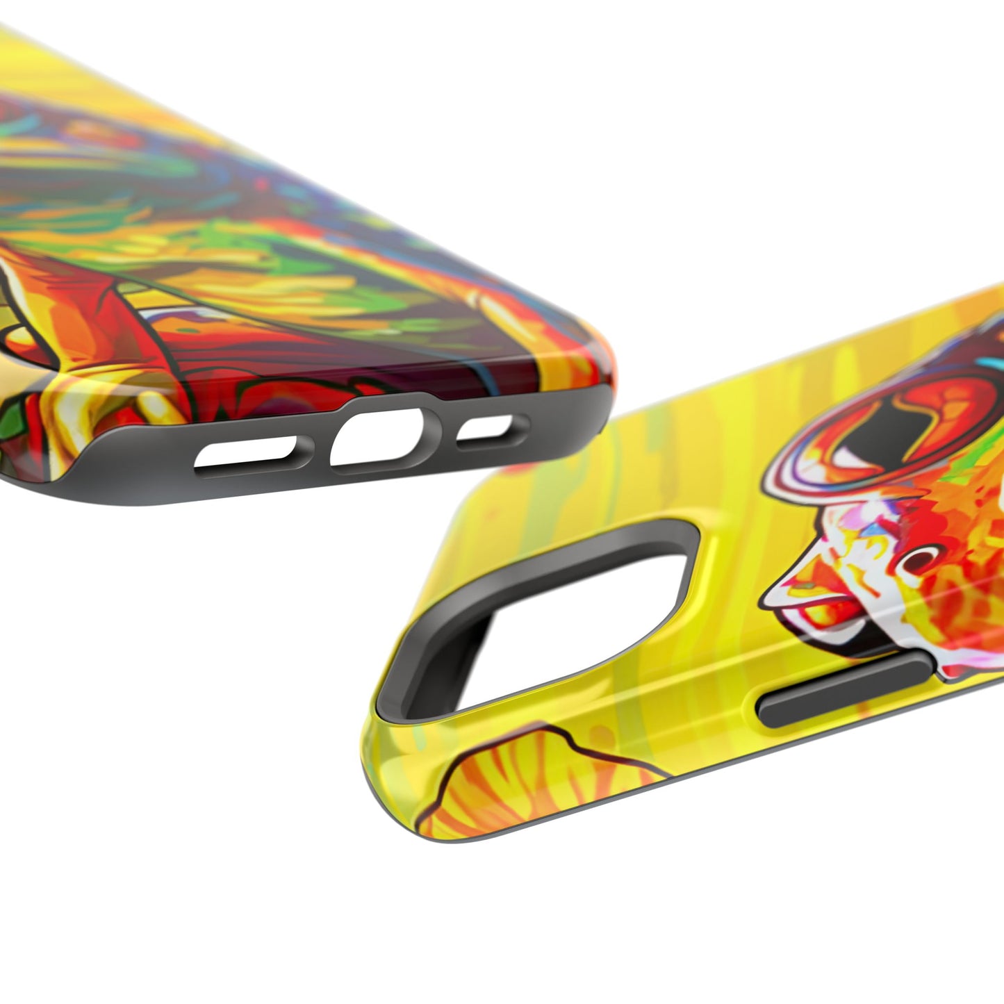 Vibrant Rainbow Frog Design – MagSafe iPhone Case