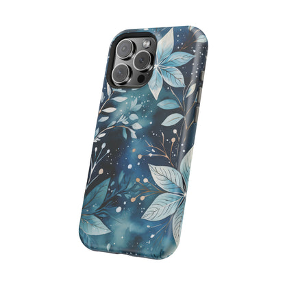 Midnight Frost Botanical – MagSafe iPhone Case