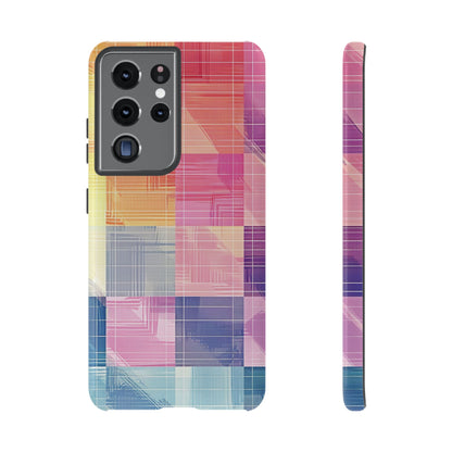 Pastel Panache Watercolor Plaid Case