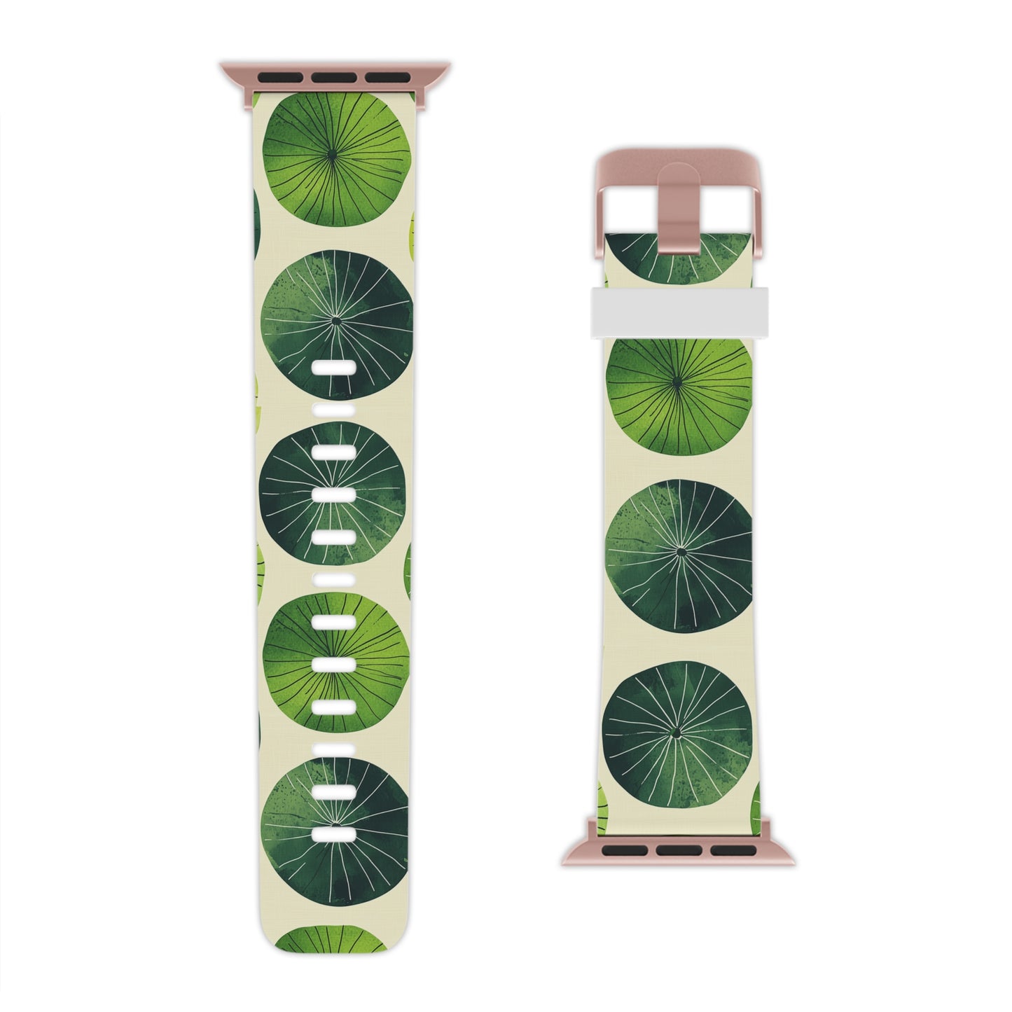 Watercolor Lily Pads Apple Watch Band