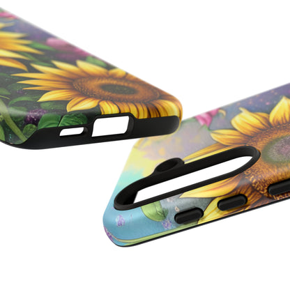 Whimsical Sunflower & Rose Garden - Samsung Galaxy Series Case