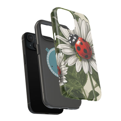 Ladybug & Daisy Garden Charm - MagSafe iPhone Case