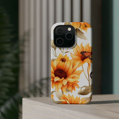 Sunflower & Monarch Garden - MagSafe iPhone Series Case