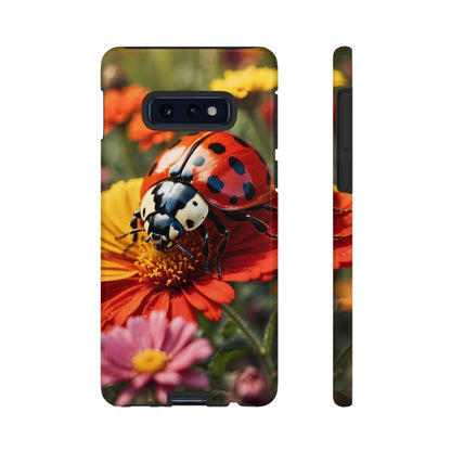 Ladybug on Orange Daisy - Samsung Galaxy Case