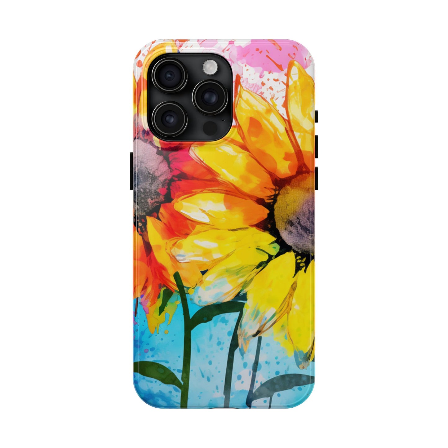 Bold Watercolor Sunflowers - iPhone Series Case