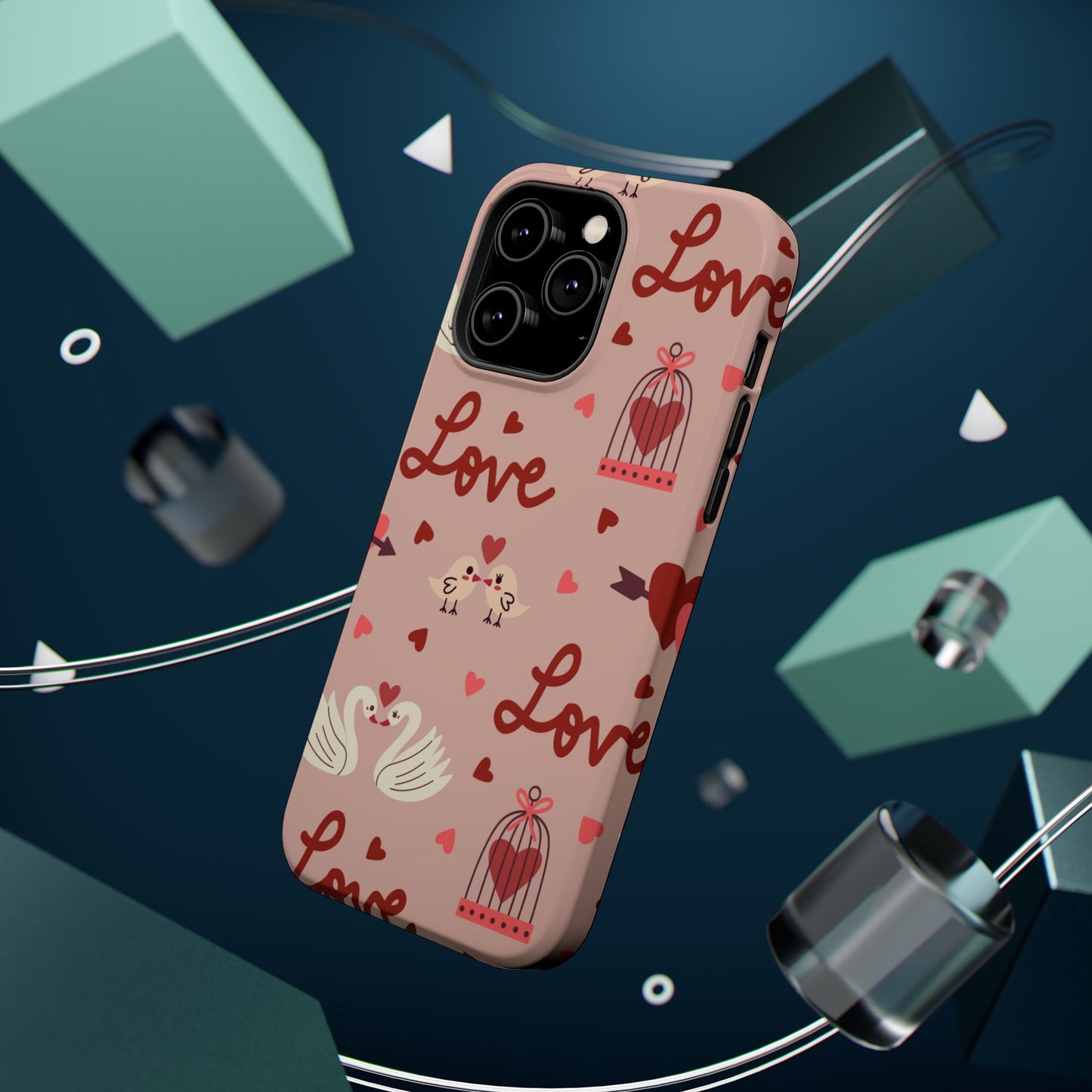 Lovebirds & Swans MagSafe iPhone Case