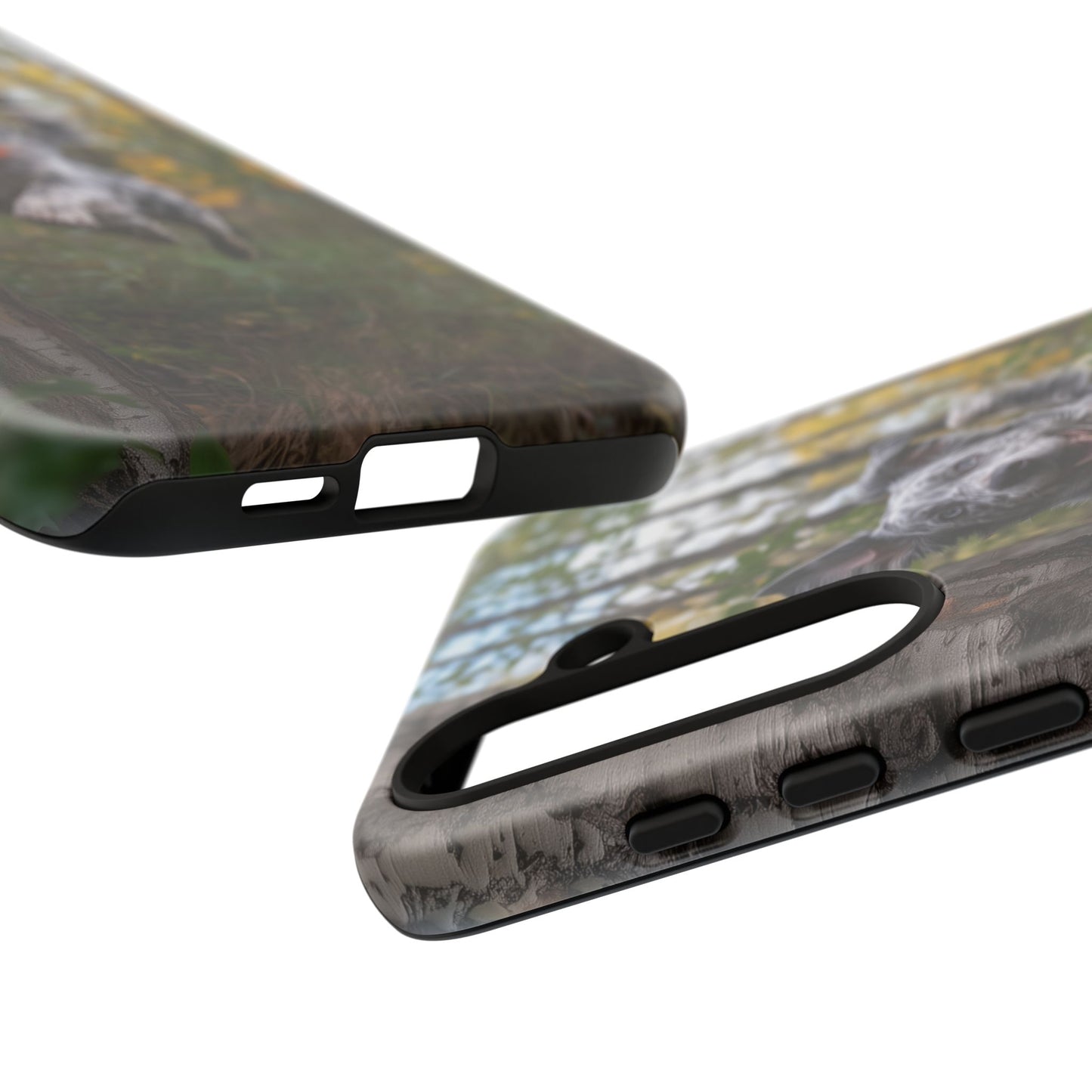 Happy Forest Dog Samsung Galaxy Case – Nature-Inspired Protective Cover