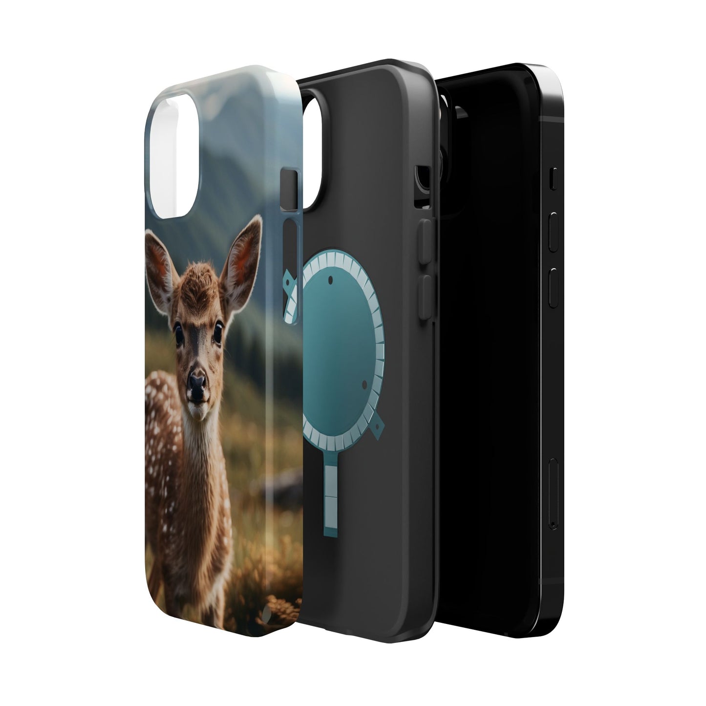 Gentle Fawn in Mountain Meadows MagSafe iPhone Case