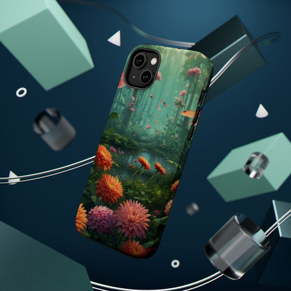 Enchanted Forest Dragonflies & Blossoms – MagSafe iPhone Series Case