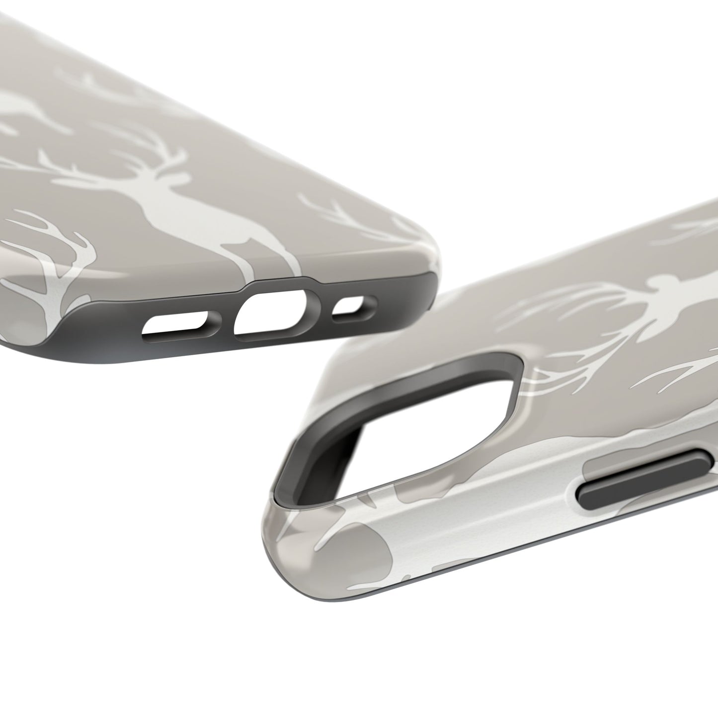 Minimalist Deer Silhouette MagSafe Pattern – iPhone Series Case