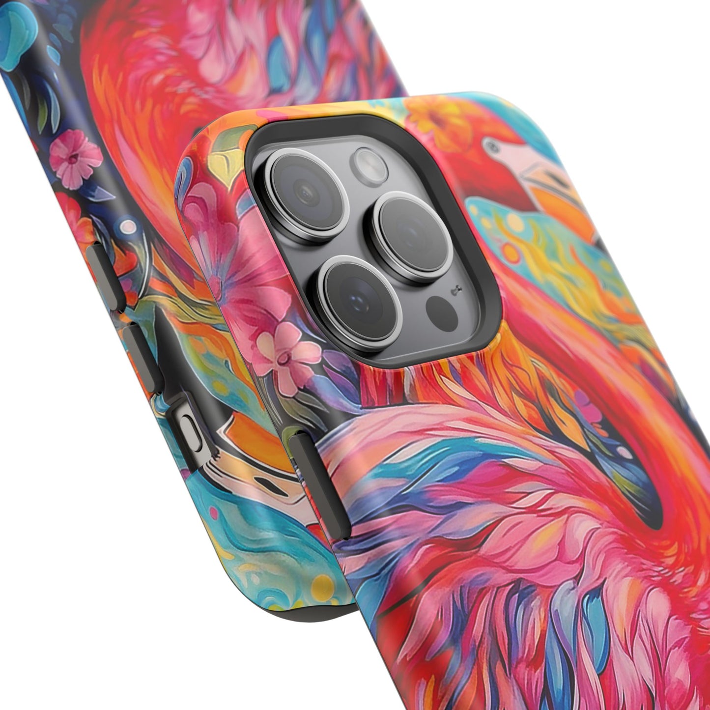 Flamingo Fiesta – Vibrant Flamingo MagSafe iPhone Cases