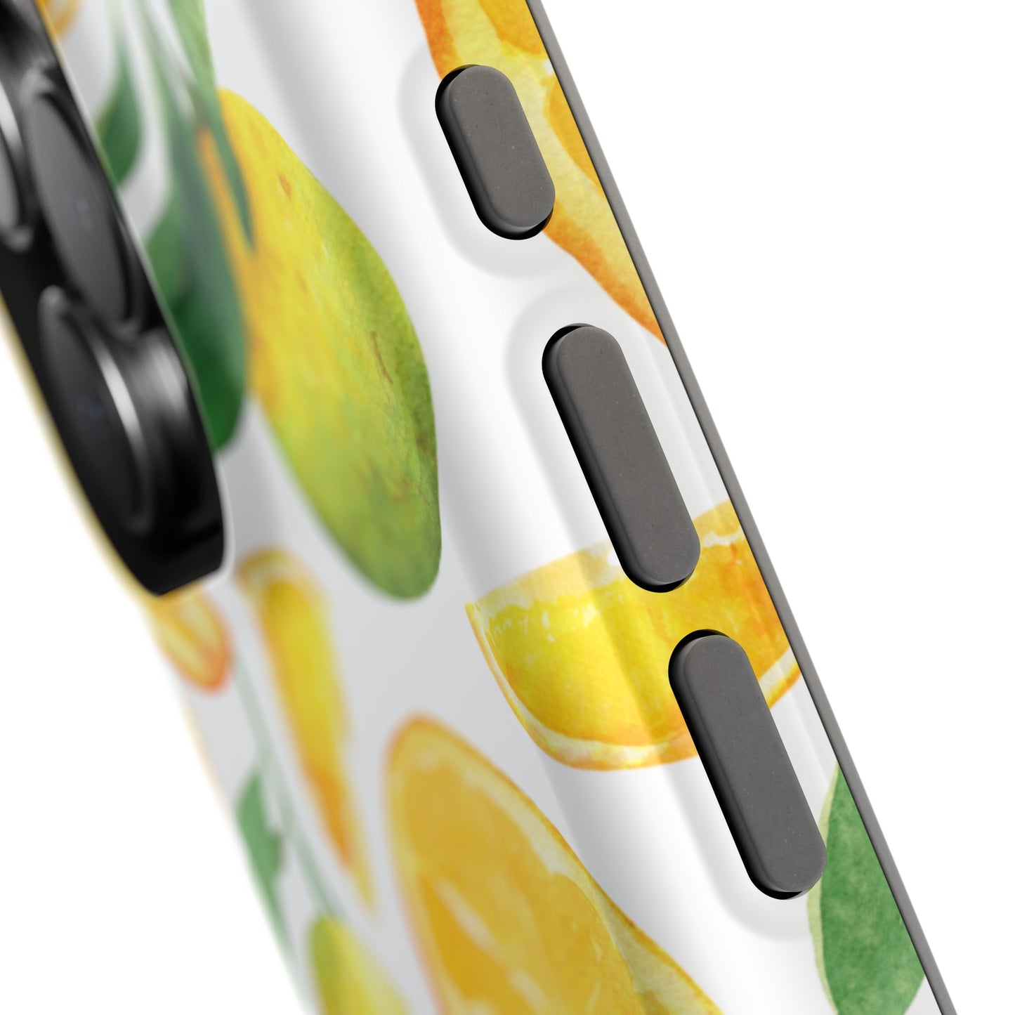 Sunny Citrus Grove Tough MagSafe iPhone Case – Watercolor Orange Design, Dual-Layer Protection