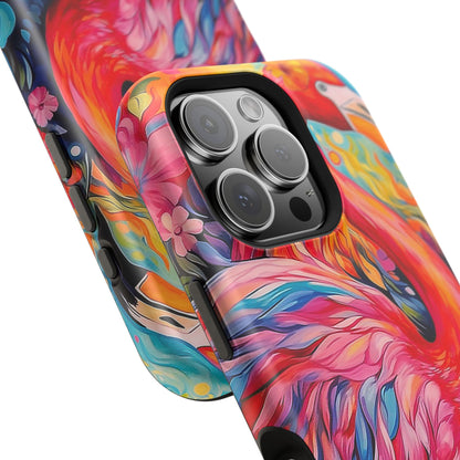 Flamingo Fiesta – Vibrant Flamingo MagSafe iPhone Cases