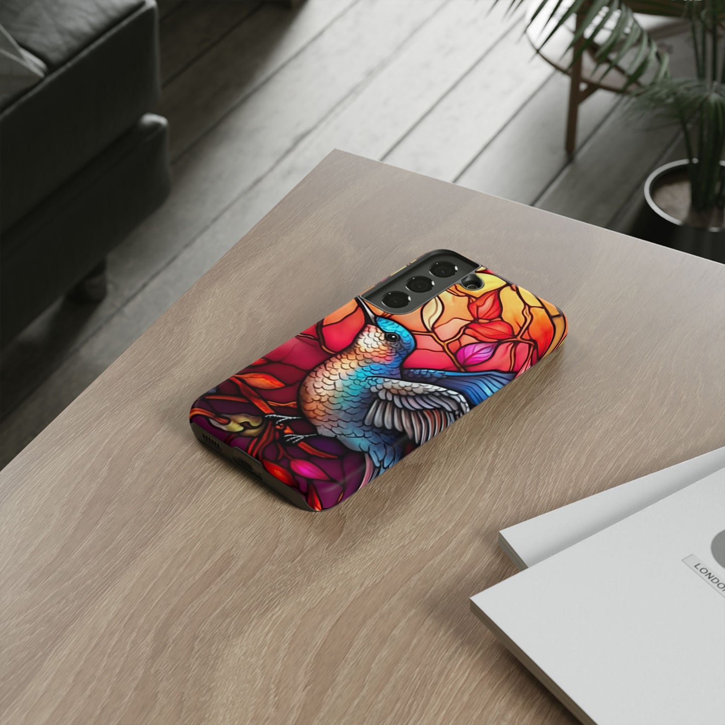 Radiant Multicolor Bird Artwork - Samsung Galaxy Case