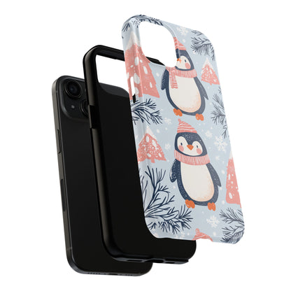 Penguin in Winter Wonderland iPhone Case