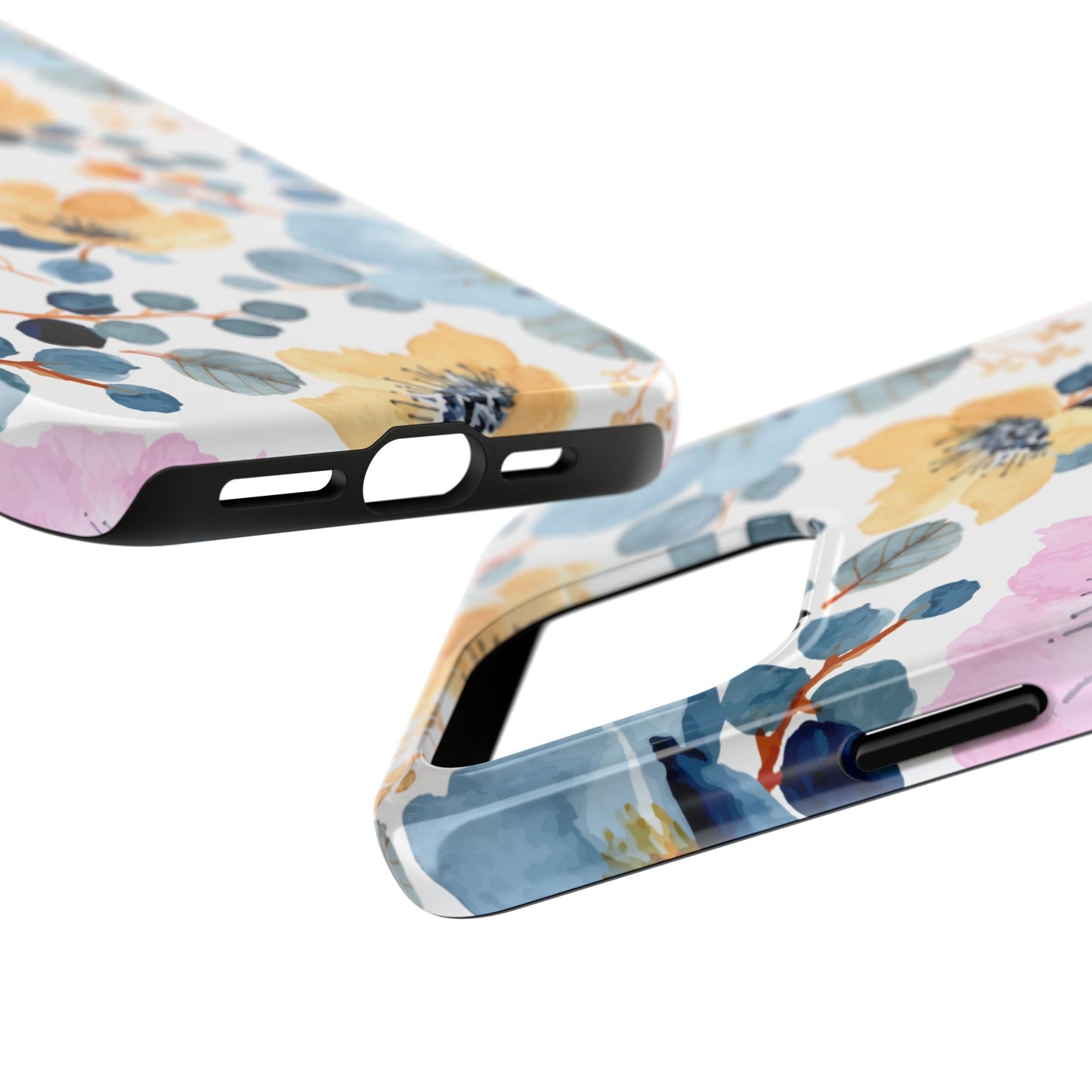 Spring Radiance – iPhone Series Case with Bright Watercolor Flowers