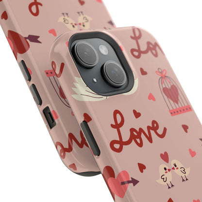 Lovebirds & Swans MagSafe iPhone Case