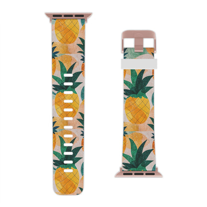 Tropical Pineapple Apple Watch Band