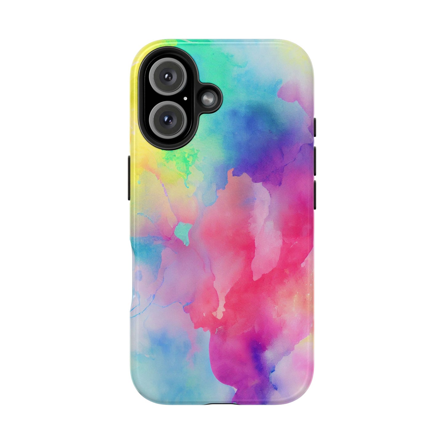 Pastel Watercolor Dream iPhone Case – Slim Profile, Glossy Finish