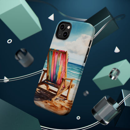 Vibrant Beach Escape MagSafe iPhone Case – Summer Vibes Design