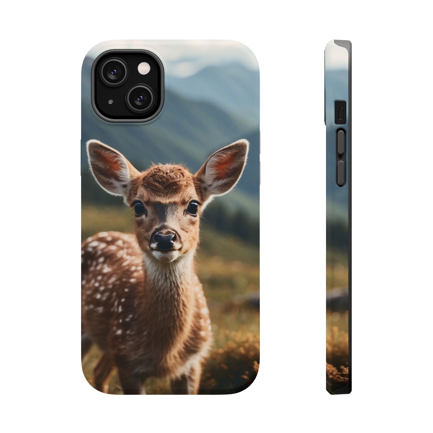 Gentle Fawn in Mountain Meadows MagSafe iPhone Case