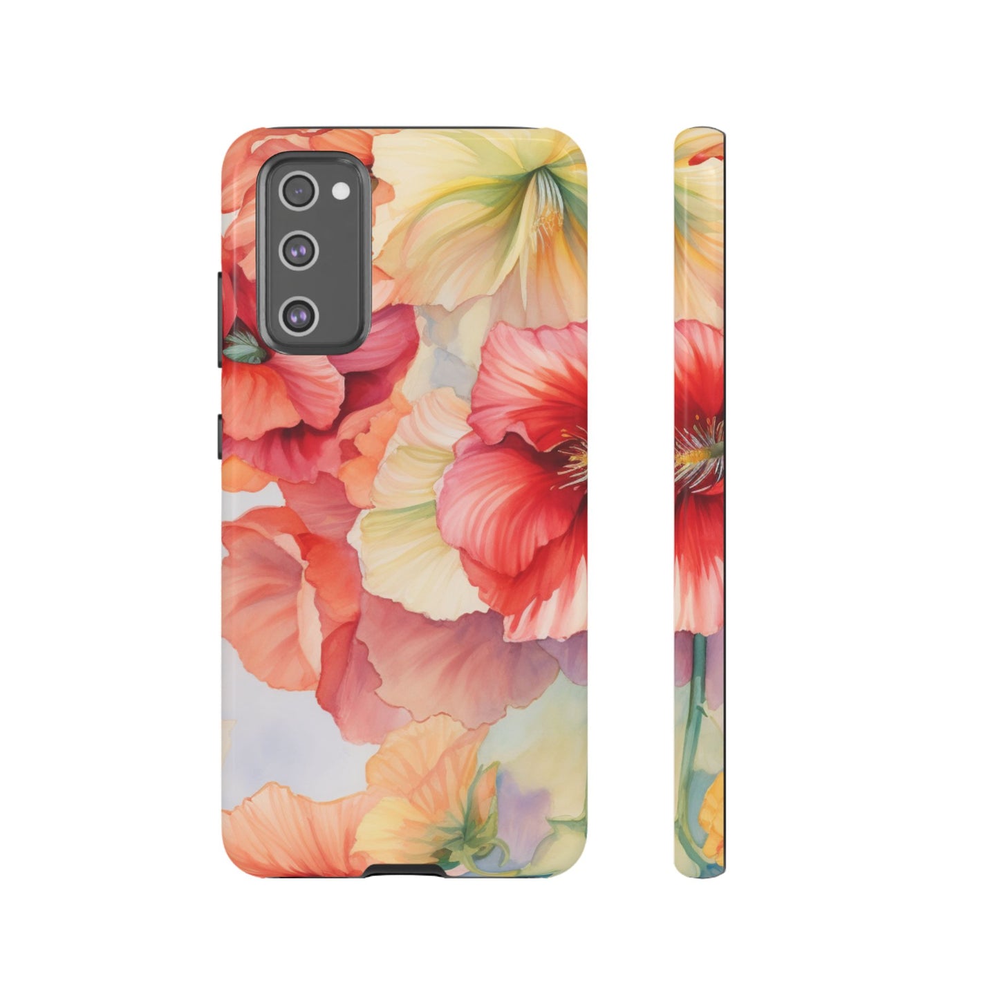 Gumamela Blush Pink Watercolor Floral – Samsung Galaxy Case