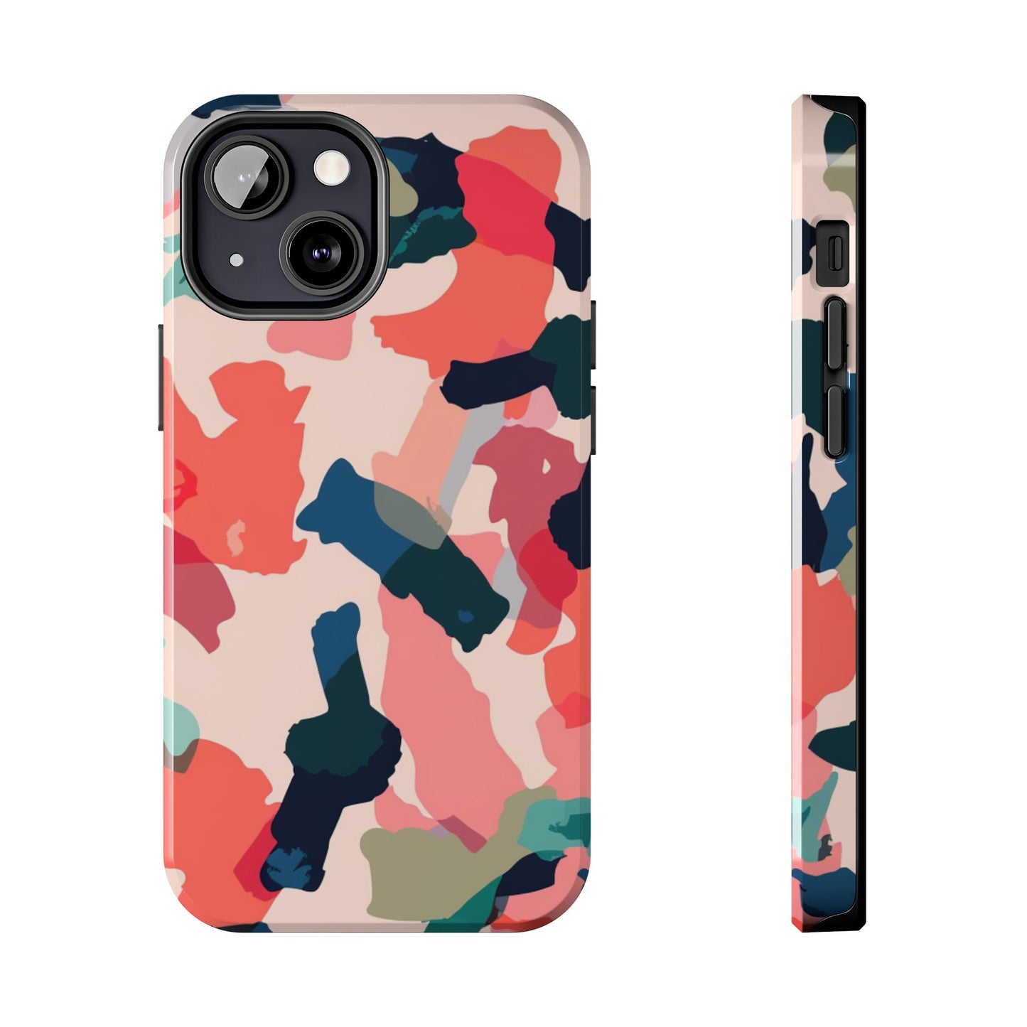 Modern Earthy Camo Abstract – iPhone Case