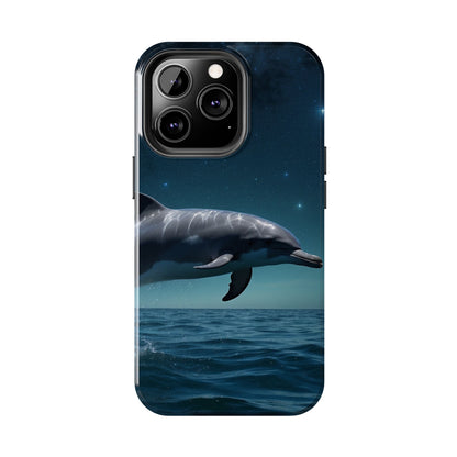 Midnight Ocean Dolphin - iPhone Case