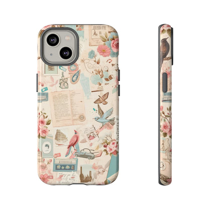 Vintage Collage iPhone Case - Retro Nostalgic Protective Cover