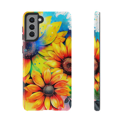 Vibrant Sunflower Splash - Samsung Galaxy Series Case