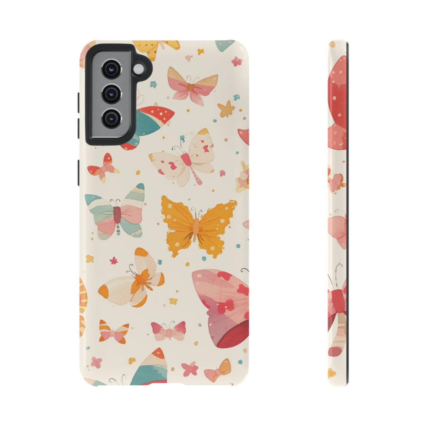 Coquette Watercolor Butterfly iPhone Case