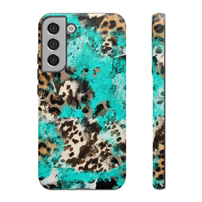 Aqua Splash Leopard - Samsung Galaxy Series Case